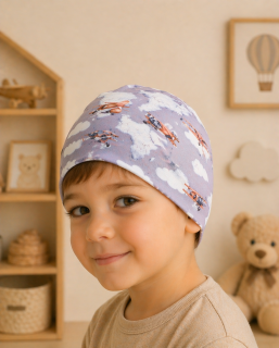 Dvouvrstvá čepice LETADLA