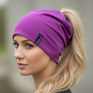 Houmeles čepice s otvorem na culík LIANA