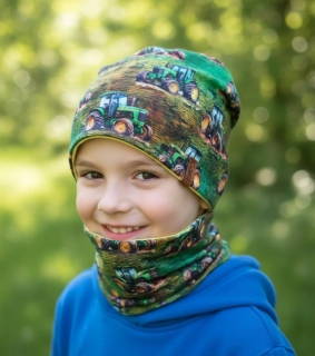 Čepice s nákrčníkem TRAKTOR