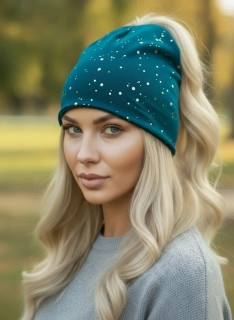 Dvouvrstvá čepice s otvorem na culík CLAUDIA