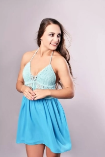 Letní kombinované šaty EMILY