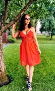 Letní kombinované šaty EMILY