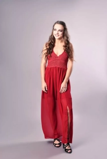 Letní kombinované šaty MOLIE