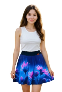 Půlkolová sukně KOPRETINY