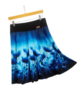 Půlkolová sukně MÁKY